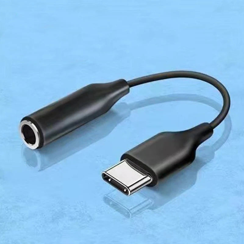 For Samsung A55 A35 A15 USB Type C To 3.5mm Jack Audio Cable Headphone Aux Adapter For Galaxy S24 S23 S22 S21 Ultra A53S A54 A34 - covers4phones