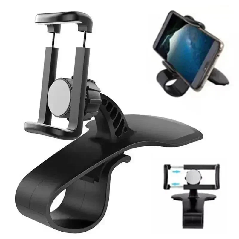 Car Phone Holder Universal Dashboard Stand Easy Clip Mount GPS Bracket Car Mobile Phone Support in Car For iPhone Xiaomi Samsung - covers4phones