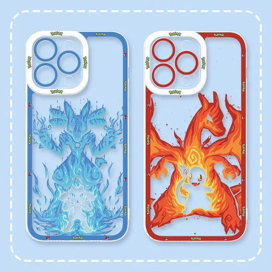 Anime P-Pokemon Soft Silicone Case For Samsung Galaxy S24 S23 S22 Ultra S21 S20 FE Note 20 10 Plus A15 A25 A35 A55 Clear Cover - covers4phones