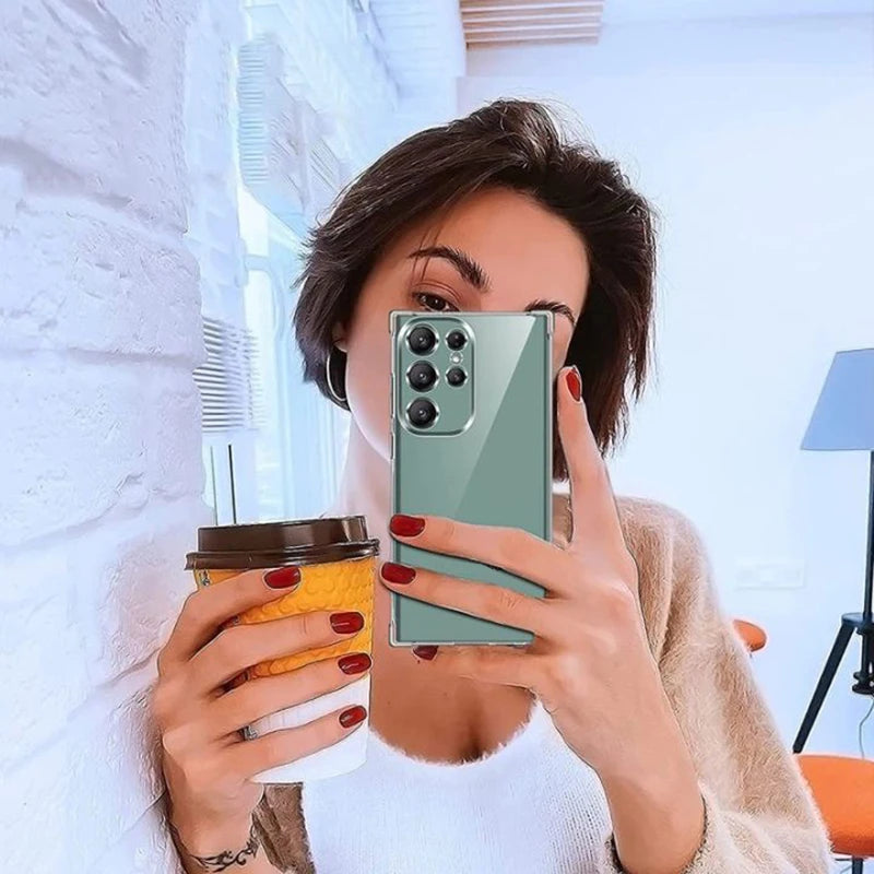 Clear Case For Samsung Galaxy S24 S23 S22 S21 Plus Ultra Shockproof Case A54 A34 A14 A04 A53 A33 A23 A13 A52 A32 A22 A12 Cover - covers4phones