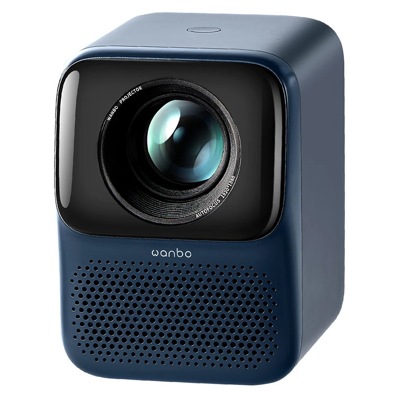 WANBO NEW T2 Max Projector 1080p Full Hd Android 9.0 Mini Wifi Auto Focus 450Ansi Portable Projector HIFI Sound Home Outdoor - covers4phones
