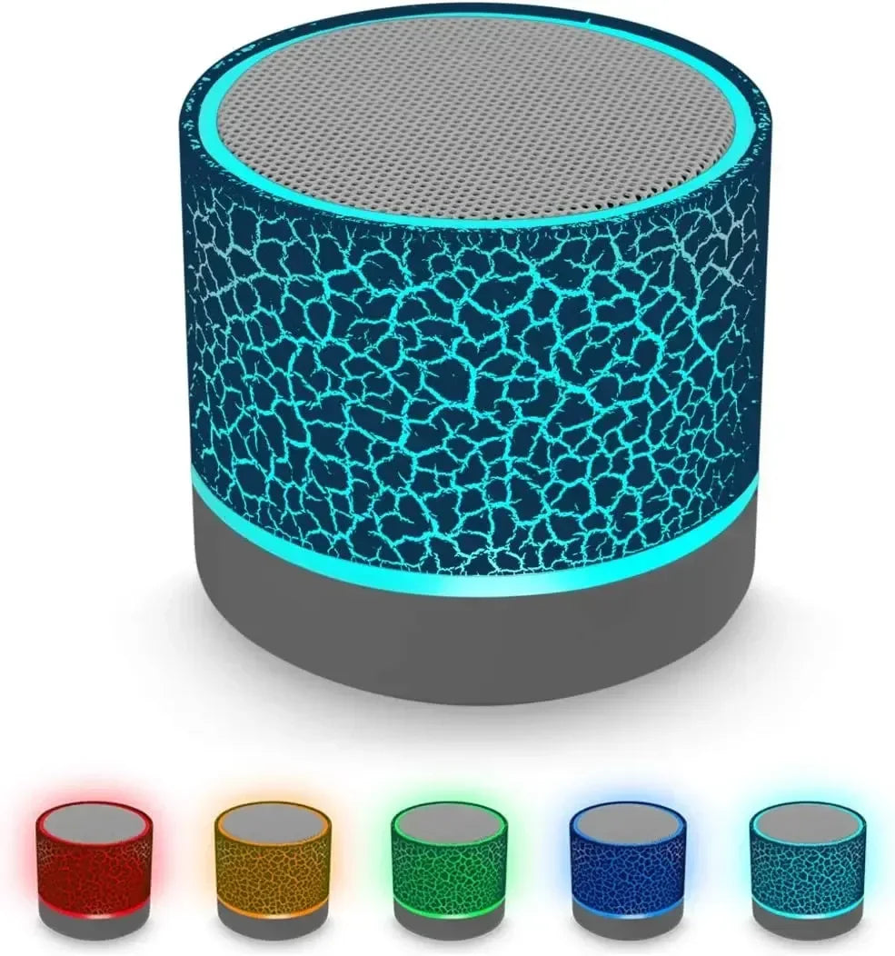 TF Wireless Mini Motion Bluetooth Speaker With LED Lights Speaker Super Bass Stereo Rechargeable Portable Outdoor Small Speaker - covers4phones