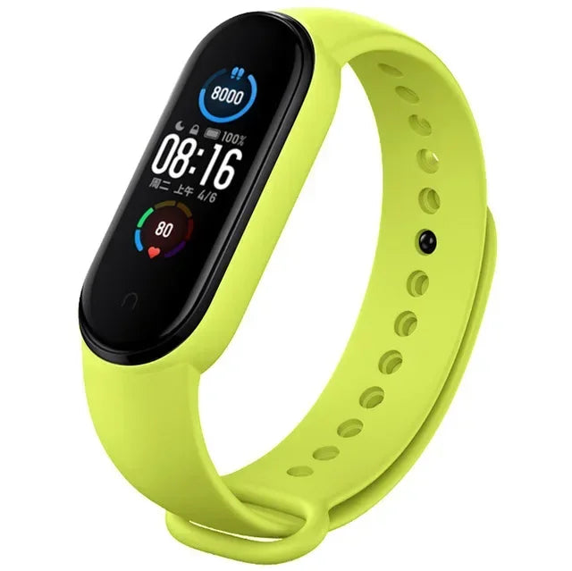 Watch Strap For Xiaomi Mi Band 7 6 5 4 3 Wristband Silicone Bracelet Wrist Straps MiBand 3/4 band5 band6 Smartwatch Accessories - covers4phones