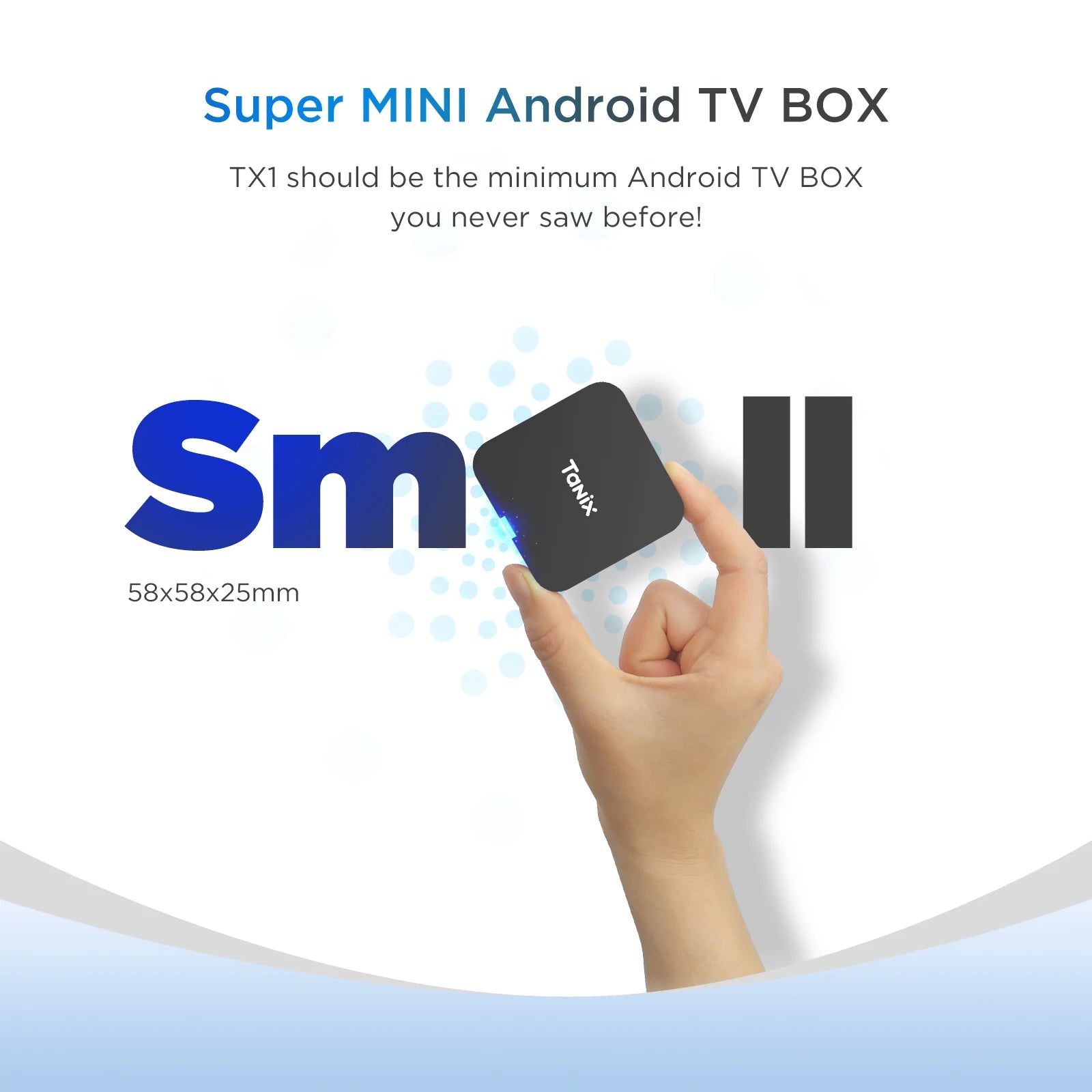 Tanix TX1 Android TV Box Allwinner H313 2.4G Wifi 16G 8G - covers4phones