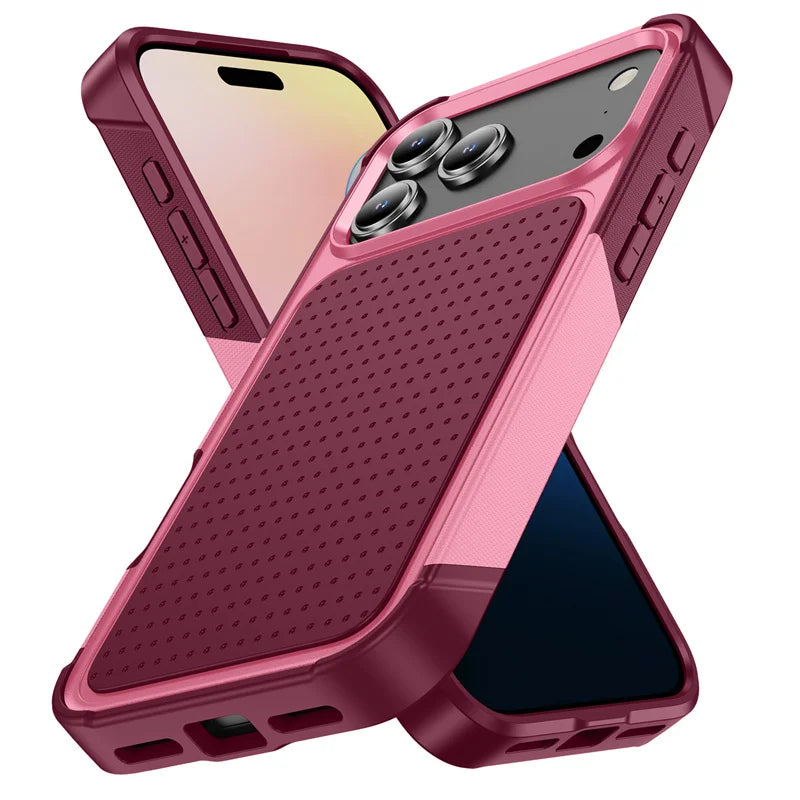 Military Grade Anti-Fall Phone Case For iPhone 17 16 15 14 13 12 11 Pro Max 7 8 Plus X XR XS Max 17Air Shockproof Armor PC Cover