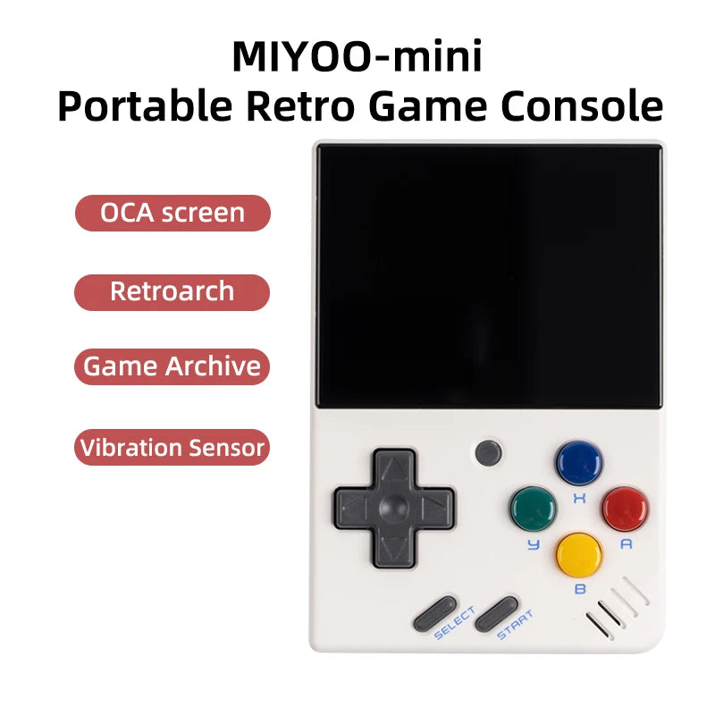MIYOO MINI V4 Portable Retro Handheld Game Console 2.8''Inch IPS Screen Video Game Consoles Linux System Classic Gaming Emulator