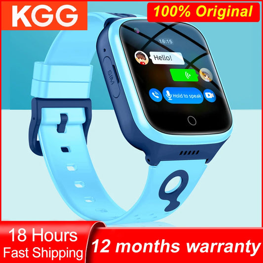 4G Kids Smart Phone Watch With 1000mAh Big Battery Video Call GPS SOS Location Call Back Monitor Smart Clock Children Gifts - covers4phones