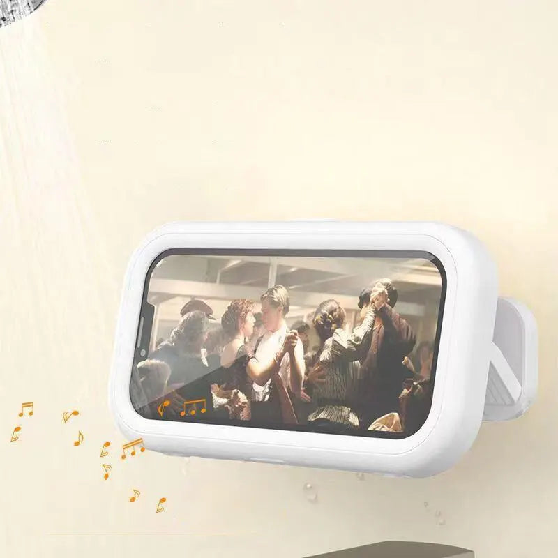 Waterproof Shower Phone Holder Rotation Angle Adjustable Telescoping Wall Mount Phone Holder for Bathroom Kitchen Bracket Stand - covers4phones