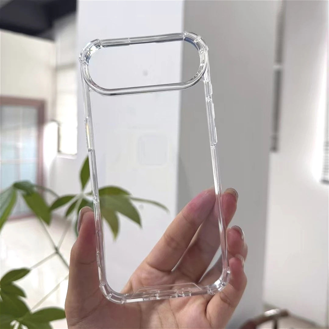 New Four-corner anti-drop Clear Case for iPhone 17 17 Air 17 Pro Max Shockproof transparent hard Cover for 17Pro with Feature