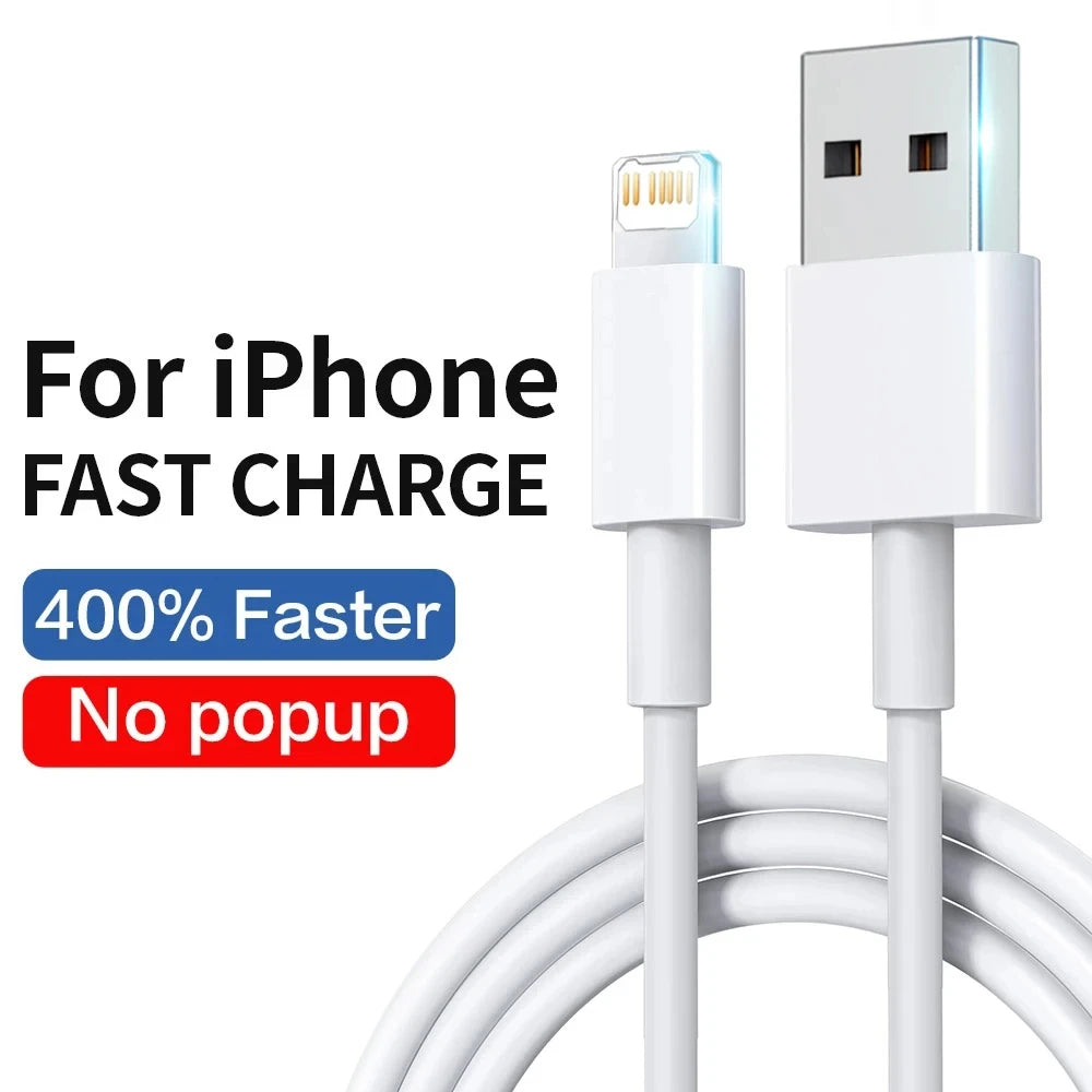30W Fast Charging USB C Cable For iPhone 14 13 12 11 Pro Max Data Line 8 7 6 Plus XS X XR SE2020 Quick Charge Phone Accessories - covers4phones