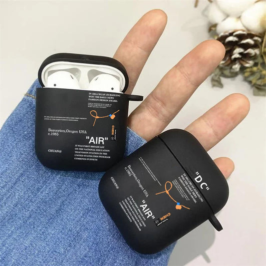 Anti-slip Silicone Case For Apple Airpods 3 2 1 Cases Bluetooth Earphone Cover for airpods Pro off Black Cover Bag white - covers4phones