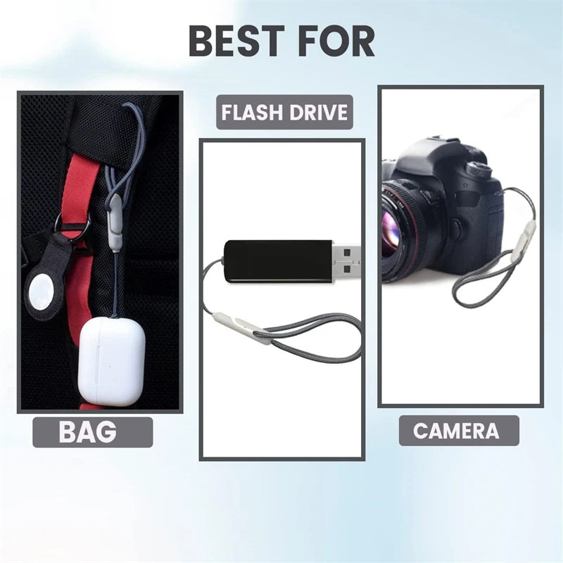 5PCS Anti-lost Rope Lanyard Earphone Mobile Phone Bracelet Strap for Airpods IPhone Keychain Hand Wrist Charm Cord Accessories