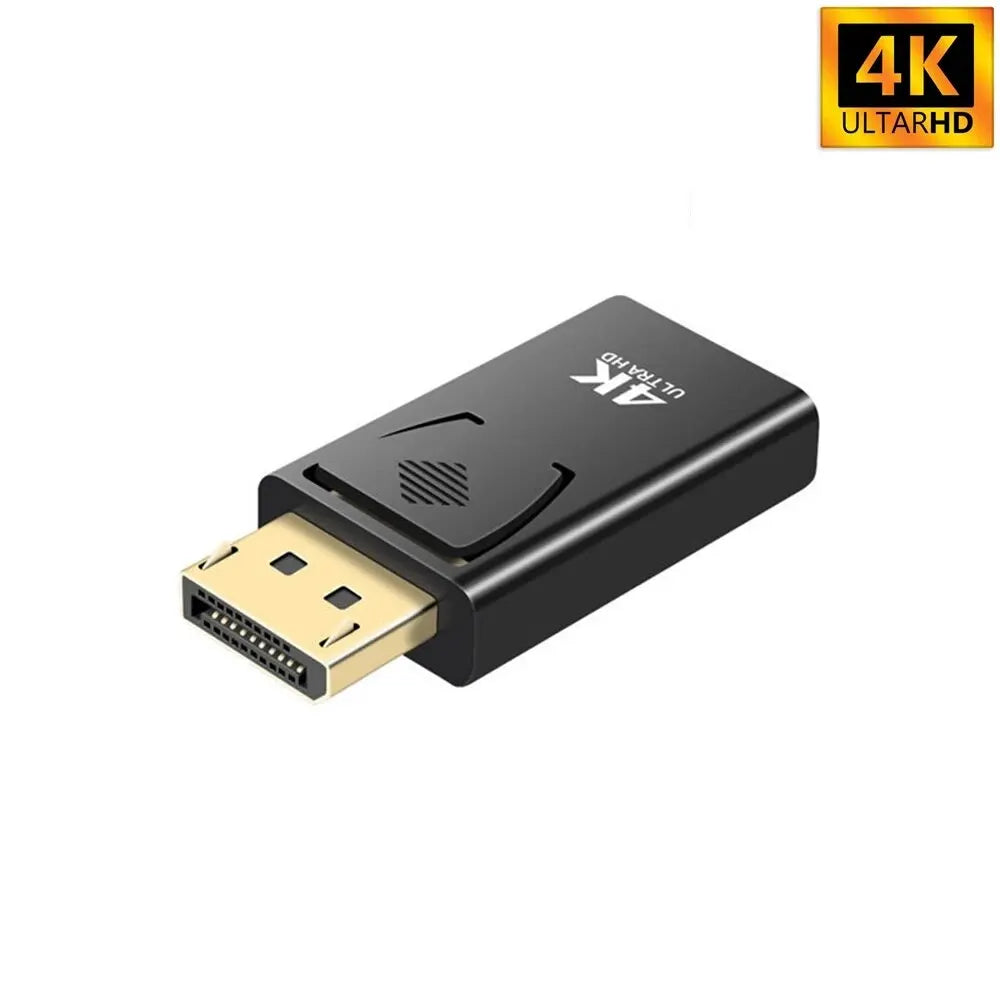 4K 1080P DisplayPort to HDMI-Compatible Adapter DP Male to Female HD TV HDMI-Compatible Video Audio Cable for PC TV Laptop - covers4phones