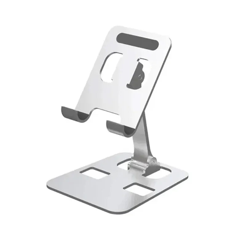 Universal Aluminum Alloy Portable Tablet Holder Mount For iPad Adjustable Flexible Folding Lazy Desktop Live Mobile Phone Stand - covers4phones