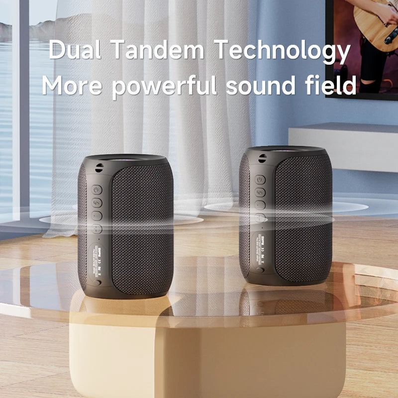 Zealot-S32PRO Powerful Bluetooth Speaker, Bass Wireless, LED Light, Outdoor Speakers, Subwoofer, Waterproof Sound Box Support - covers4phones