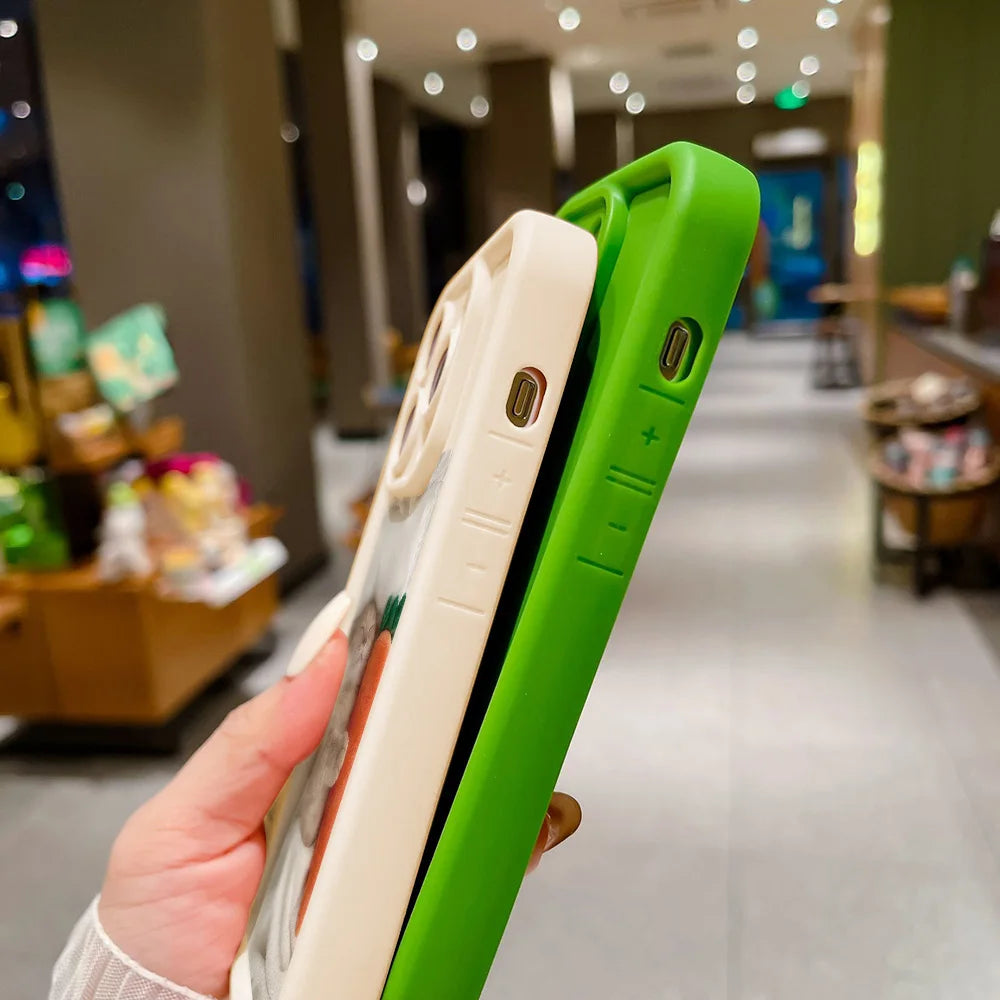 Candy Color Cute Cat Phone Case For iPhone 11 Case iPhone 13 15 Pro 12 16 14 Pro Max XR XS X 7 8 Plus SE Matte Shockproof Cover - covers4phones