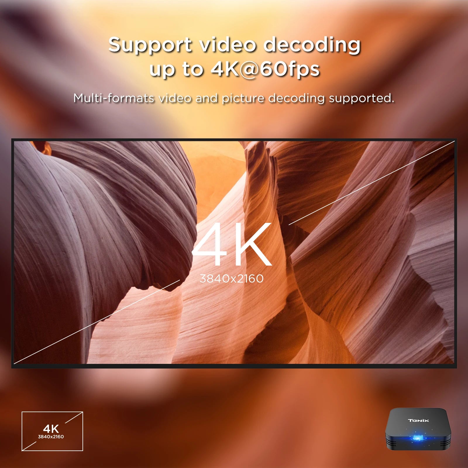 Tanix TX1 Android TV Box Allwinner H313 2.4G Wifi 16G 8G - covers4phones