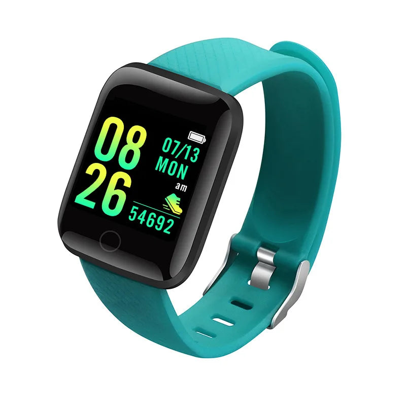 Smart Watch 116Plus D13 Y68 Sport Wristband Running Fitness Monitor Track Heart Rate Message Remind Men Smartwatch Woman Clock - covers4phones