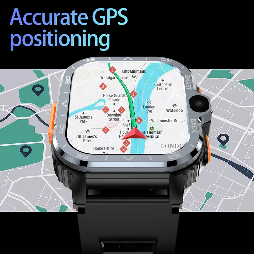 Valdus PGD Android Smart Watch Men GPS 16G/64G ROM Storage HD Dual Camera NFC 2G 4G SIM Card WIFI Wireless Fast Internet Access - covers4phones