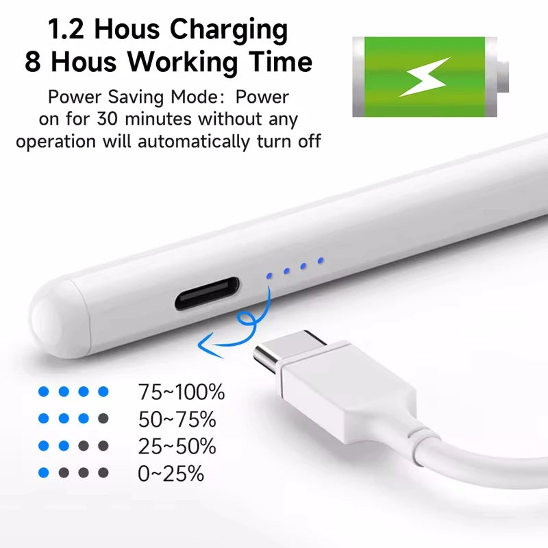 Universal Stylus Pen for Tablet Touch Pen for iPad Apple Pencil Mobile Phone for Huawei Lenovo Samsung Phone Xiaomi Redmi - covers4phones