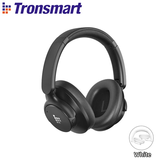 Tronsmart Sounfii Q20 Headphones Bluetooth Headset with Active Noise Cancellation, 50H Playtime, App Control, Dual Audio Mode - covers4phones
