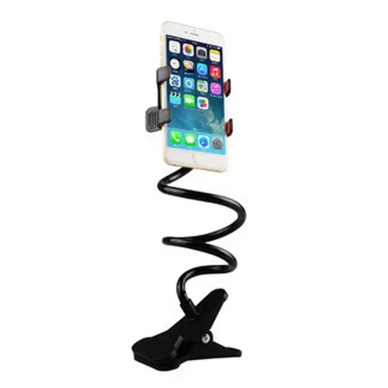 Universal Lazy Mobile Phone Gooseneck Stand Holder Stents Flexible Bed Desk Table Clip Bracket for Phone Flexible Holder Arm - covers4phones