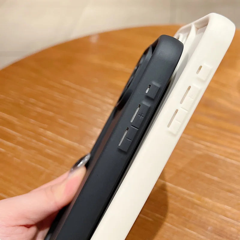 Candy Color Soft TPU Case For iPhone 16 14 15 Pro Plus 13 12 11 Pro Max 16e 8 XR X XS SE Shockproof Silicone Phone Cover Fundas