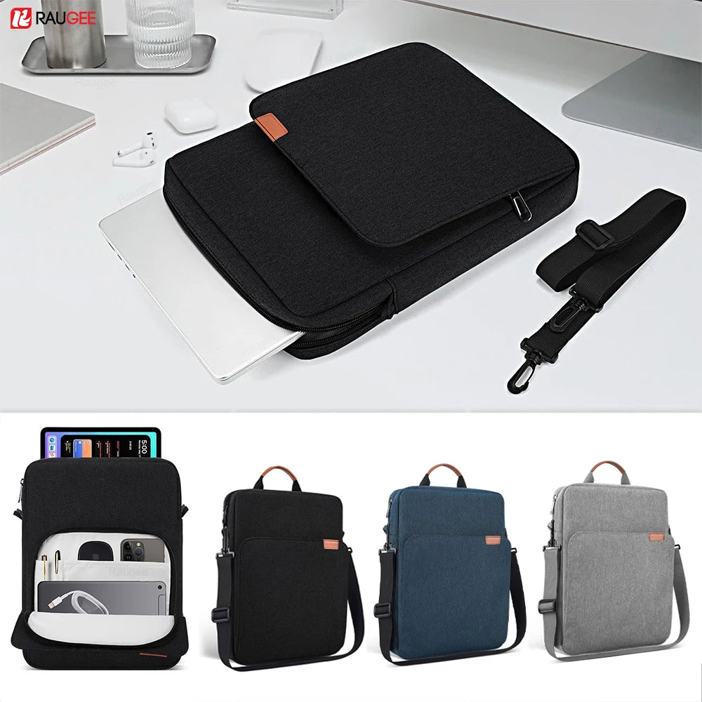 Tablet Bag For iPad Pro 12.9 iPad Air 11 13 2024 Pouch Case For iPad 7 8 9 10th Generation Air 5 4 3 Portable Sleeve Tablet Bag - covers4phones