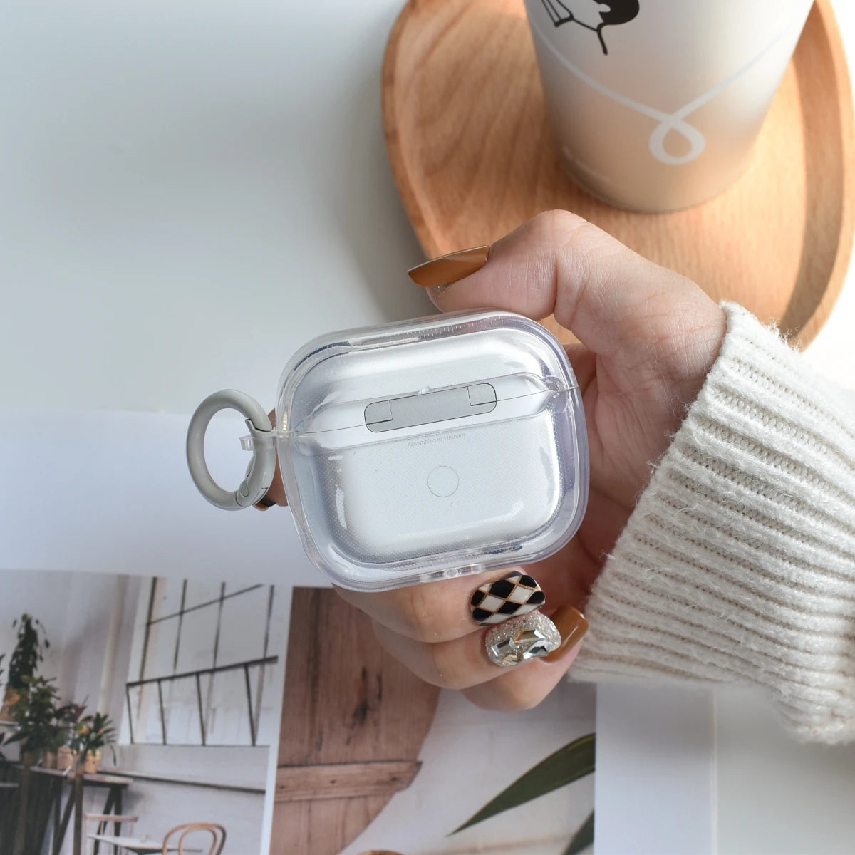 AirPods 3 Case 1 2nd Generation Silicone Cloud for Apple with Strap Headphone Protective Cover Airpods Pro 2 Case Transparent - covers4phones