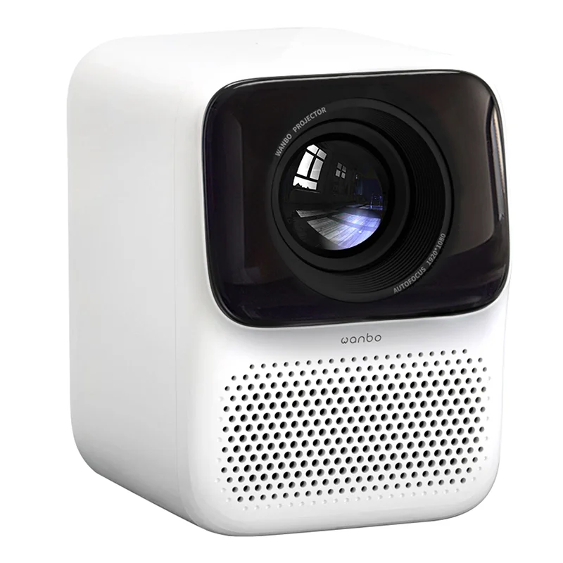 WANBO NEW T2 Max Projector 1080p Full Hd Android 9.0 Mini Wifi Auto Focus 450Ansi Portable Projector HIFI Sound Home Outdoor - covers4phones