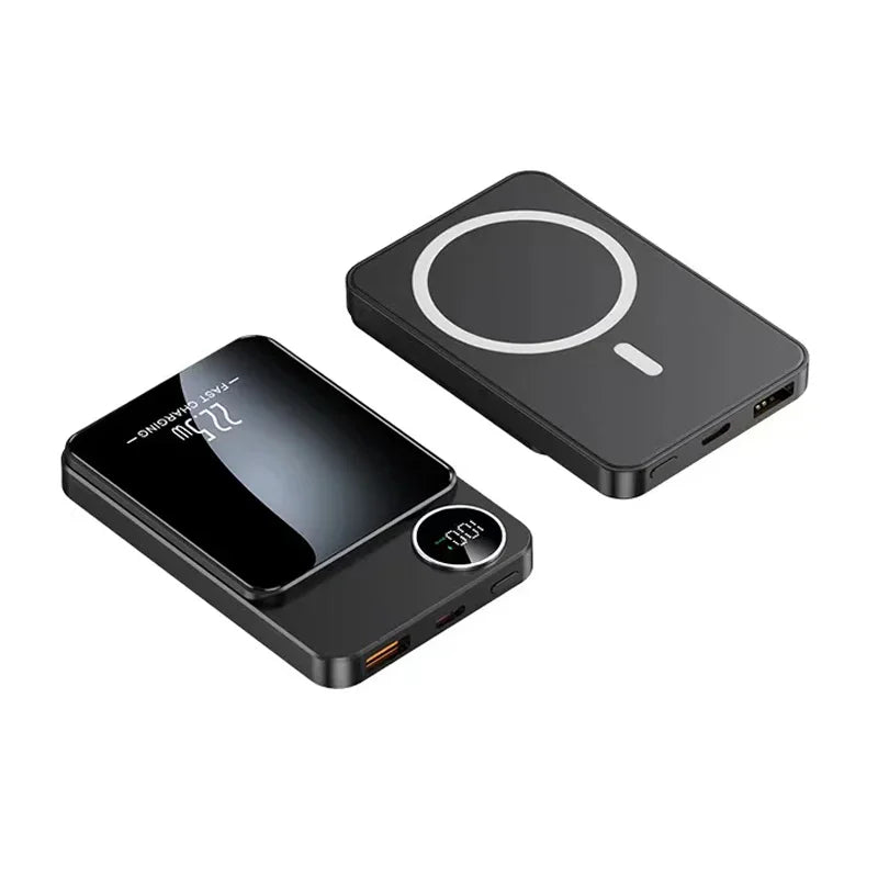 Wireless Power Bank Magnetic 100000mAh Portable Powerbank Type C Fast Charger For iPhone Xiaomi Samsung All Magsafe Series Phone - covers4phones