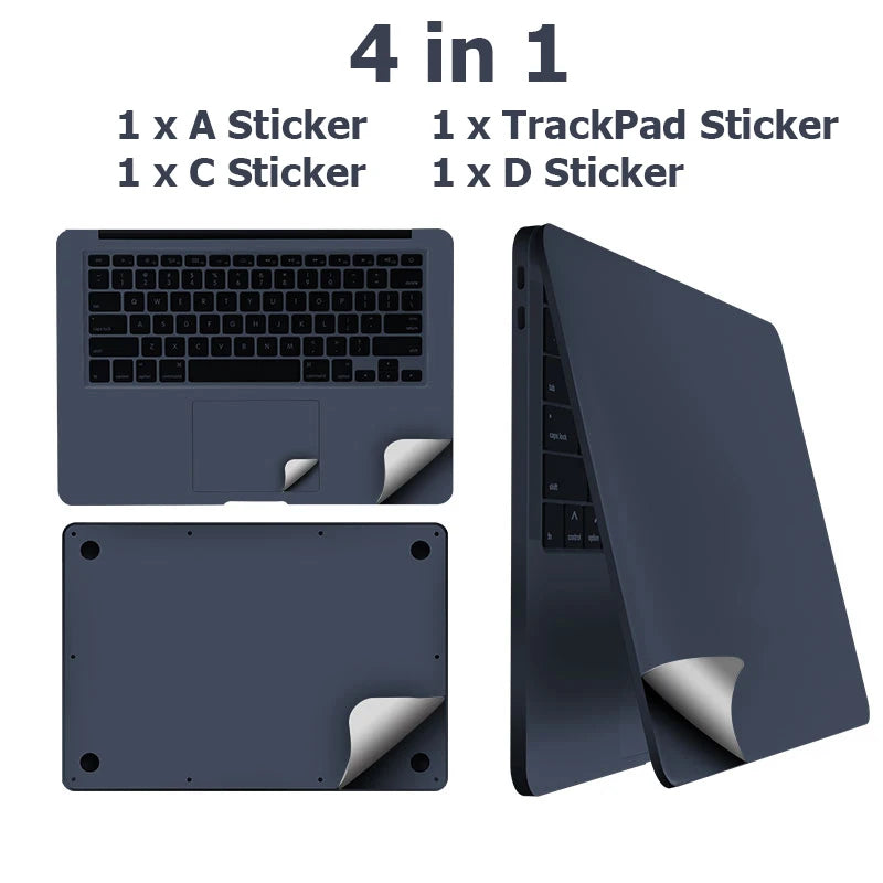 Body Sticker for 2024 MacBook Air 15 A2941 m2 A2681 Pro 13 14 16 M3 m2 A2442 A2337 Touchpad Film/Palm Rest Skin Protective cover - covers4phones
