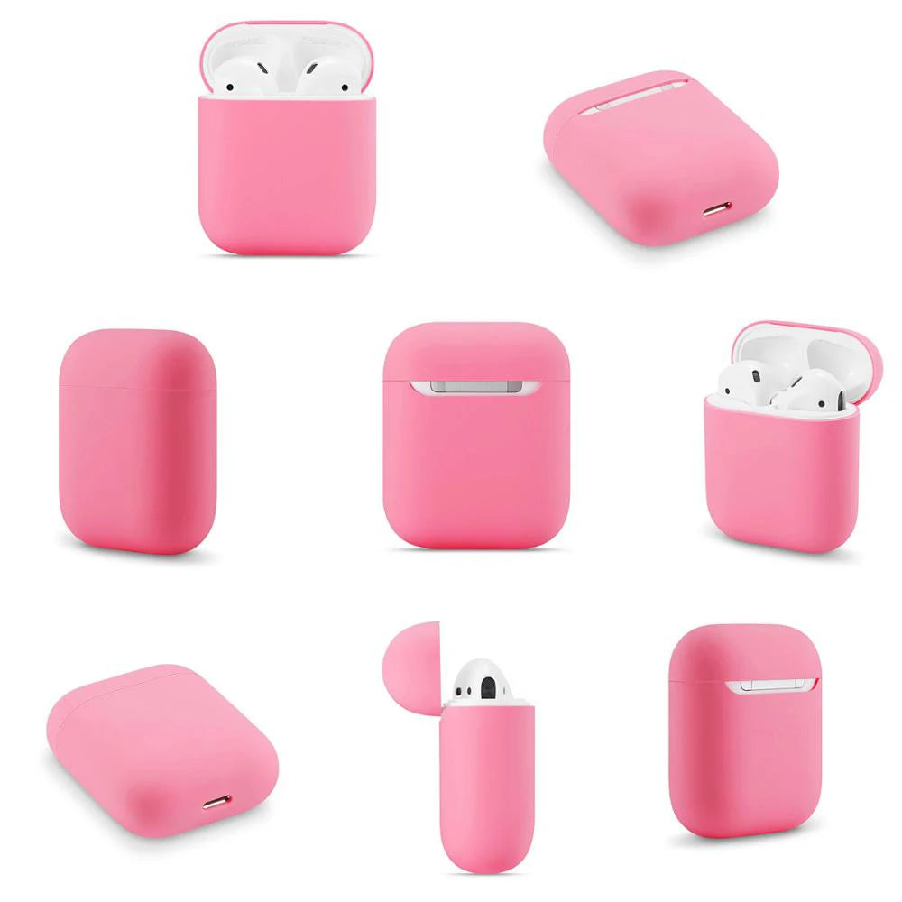 Ultra-thin Silicone Cases For Apple AirPods 2 Generation Wireless Earphone Protective Cover Box For Air Pods 1 Case Accessories - covers4phones