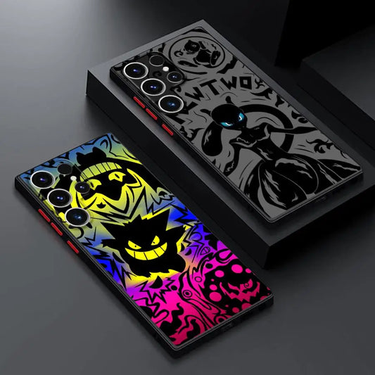 Anime Pokemons G-Gengar Case for Samsung Galaxy S24 Ultra S23 Plus S25 S22 S21 FE S20 Note 20 S9 S10 Silicone Phone Cover