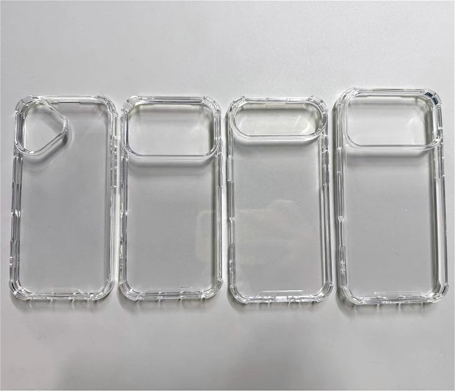 New Four-corner anti-drop Clear Case for iPhone 17 17 Air 17 Pro Max Shockproof transparent hard Cover for 17Pro with Feature