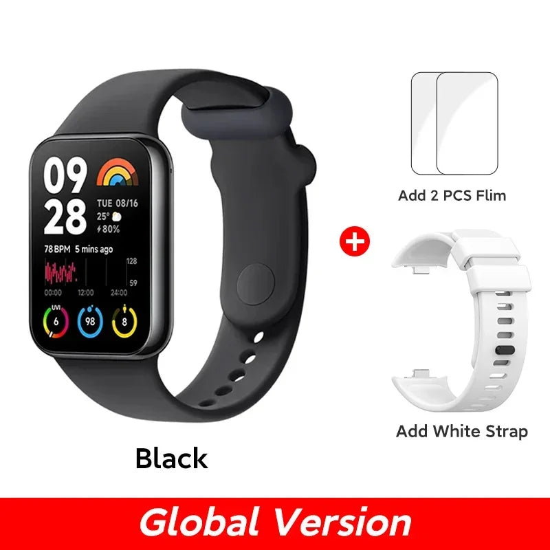Xiaomi Mi Band 8 Pro Global Version Smart Wristband1.74" Color Square AMOLED GNSS Blood Oxygen Heart Rate Monitor Bluetooth 5.3 - covers4phones