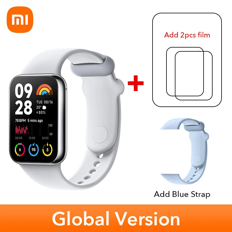 World Premiere Global Version Xiaomi Smart Band 8 Pro 1.74” AMOLED display Built-in Up to 14-day battery life Smart Band - covers4phones