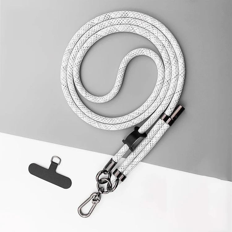 120-150cm Crossbody Phone Lanyard Anti-Loss Adjustable Nylon Strap For Sport Travel Lightweight Durable Cellphone Neck Strap