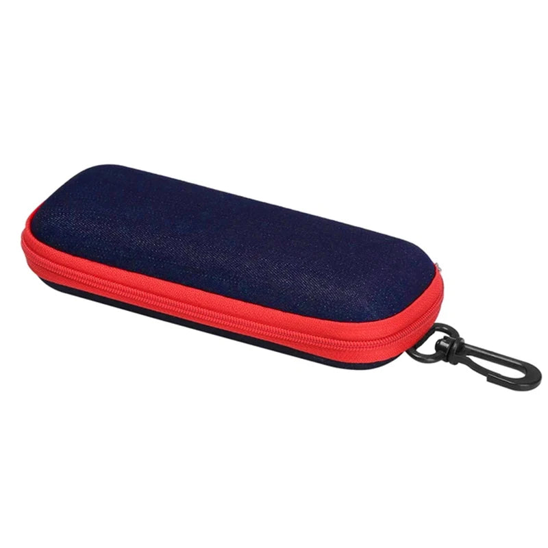 Denim Fabric Glasses Cases Zipper Sunglasses Protection Container Eyeglasses Pencil Case Reading Glasses Box Organizer Carry Bag