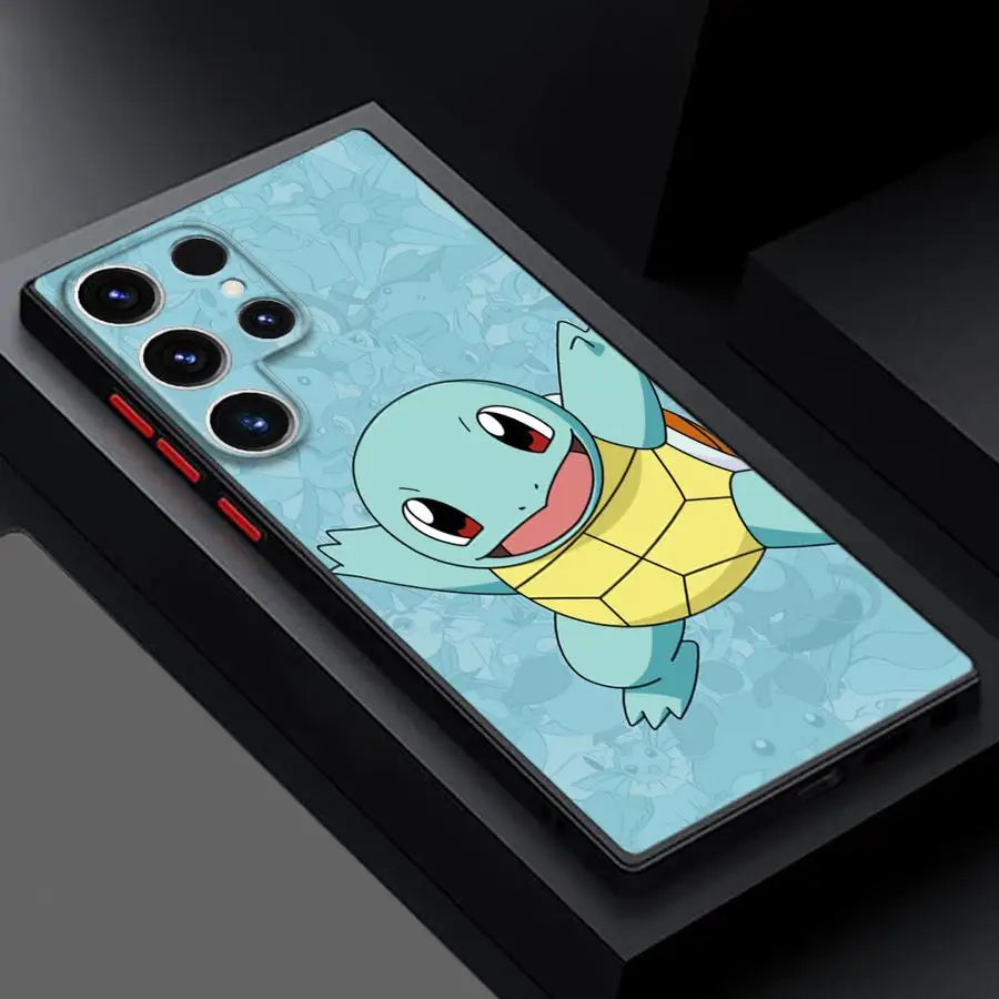 Pokemons Pikachus Anime Case for Samsung Galaxy S24 Ultra S23 Plus S25 S22 S21 FE S20 Note 20 S9 S10 Silicone Phone Cover