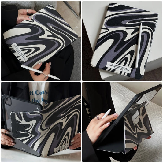 With Pencil Holder Funda for iPad pro 12.9 air 11 2024 10.5 10.2 iPad Air 5th 4th 10th Generation 10.9 iPad Air 13 6th 9.7 case - covers4phones