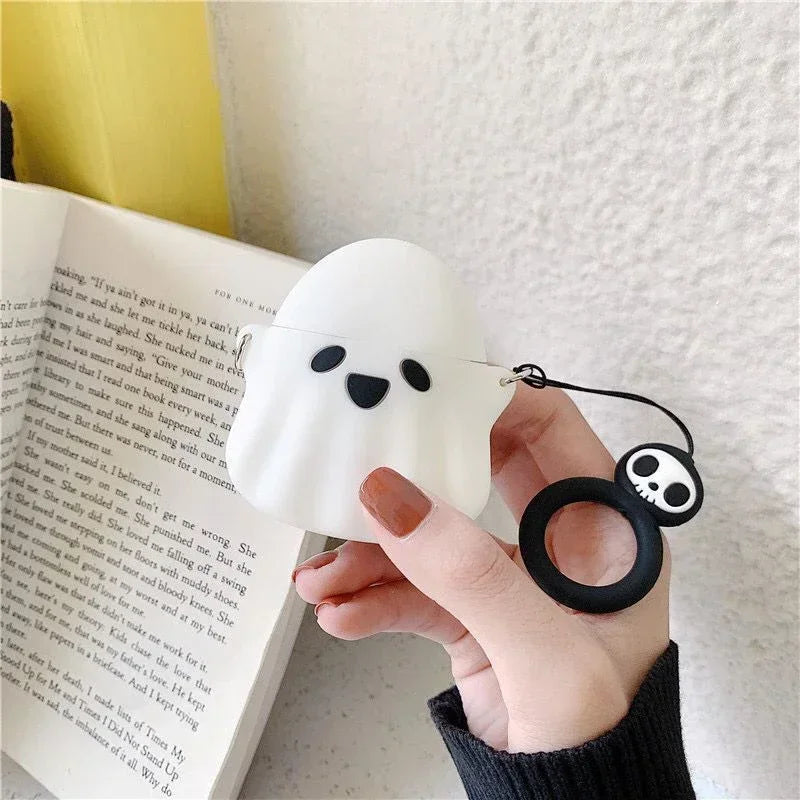 2024 New For Apple AirPods 4 Case Cute 3D Luminous Grimace Bluetooth Silicone Earphone Case for AirPod4 Cover Shell - covers4phones