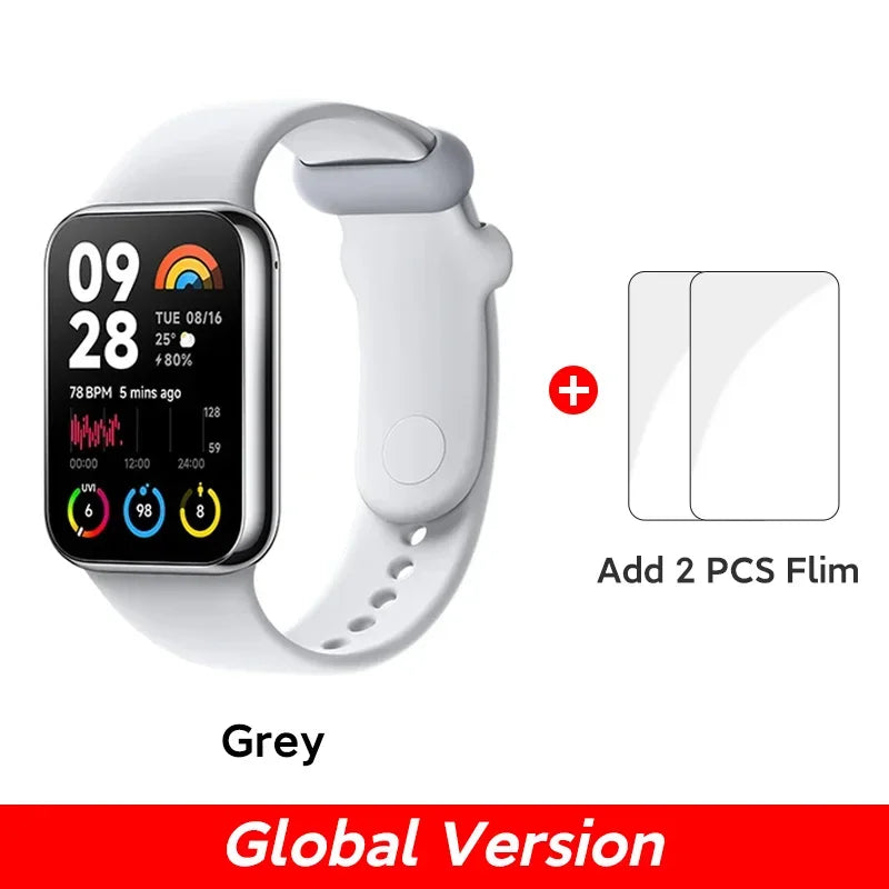 Xiaomi Mi Band 8 Pro Global Version Smart Wristband1.74" Color Square AMOLED GNSS Blood Oxygen Heart Rate Monitor Bluetooth 5.3 - covers4phones