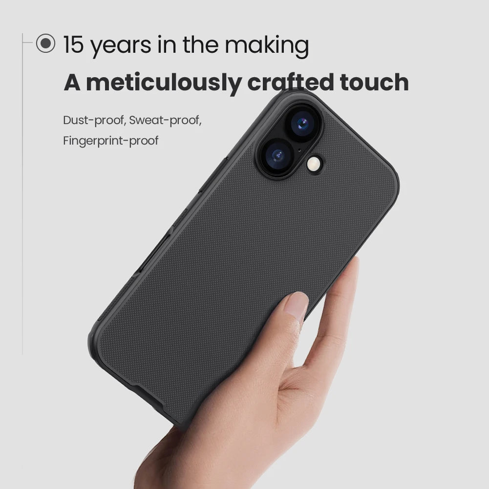 Nillkin for iPhone 17 Pro Max / 17 Air Case Magnetic Frosted Pro Magsafe Matte Full 360 Soft Frame Back Cover For iPhone 17