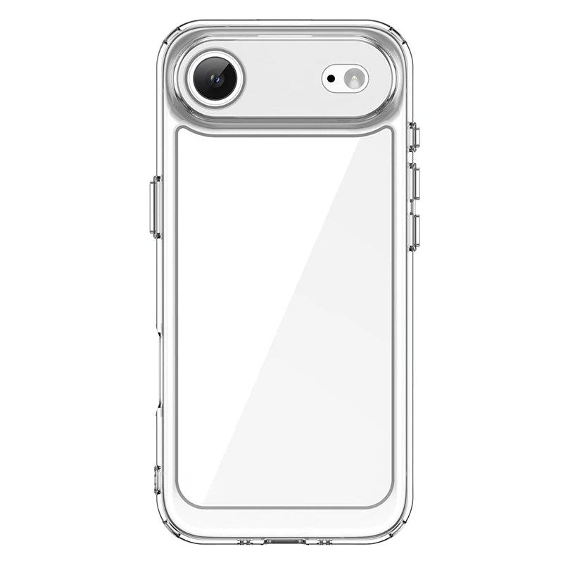 For iPhone Air Case For apple iPhone Air 17 Air Cover Bumper Clear PC TPU Shockproof Silicon Protective Phone Cover iPhone Air