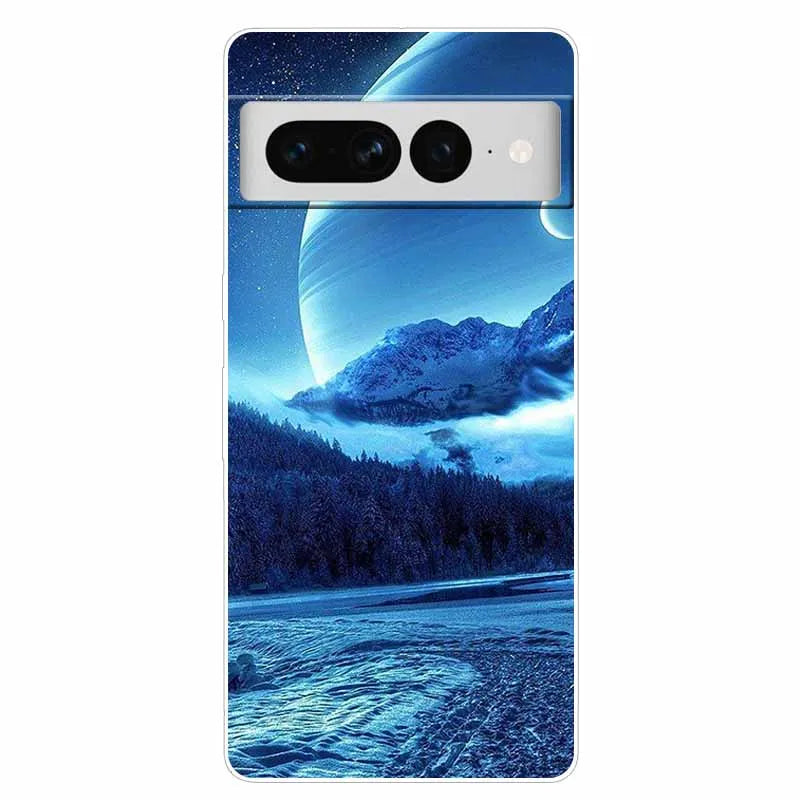 Case for Google Pixel 8 Pro / 7 7Pro Cover Pixel 8Pro Silicone Soft TPU Clear Funda for Google Pixel 8 5G Phone Shells Animals