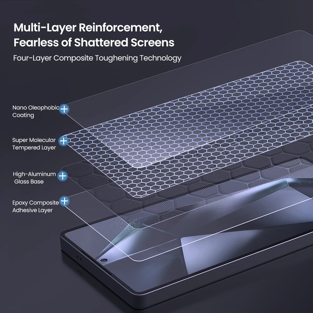 NILLKIN For Samsung Galaxy S25 Ultra / S25+ Screen Protector H+PRO Anti-Explosion 2.5D Tempered Glass for Samsung S25 With Tool - covers4phones