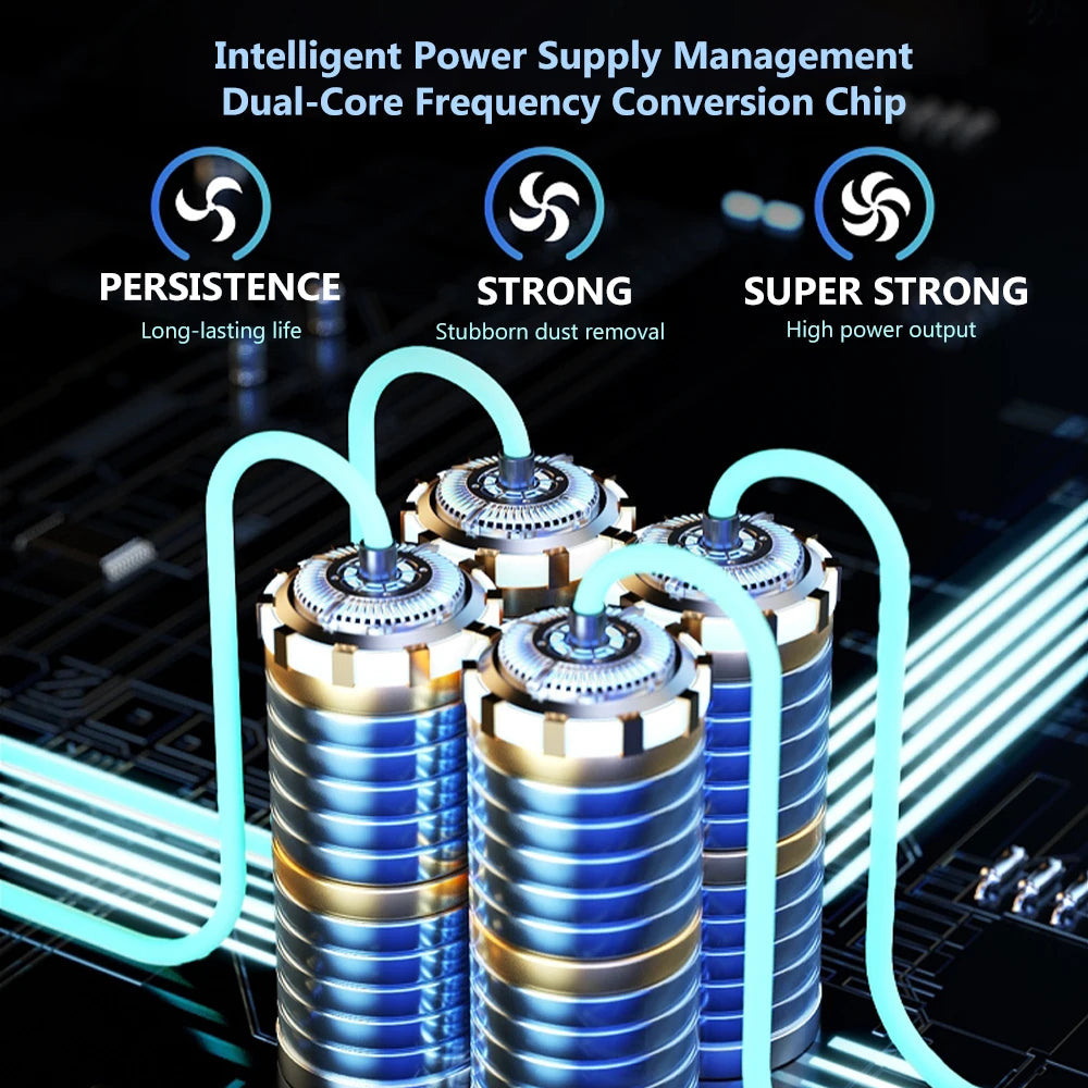 Car Vacuum Cleaner Strong Wireless Handheld for Home Appliance Cleaning Machine Portable Dust Catcher  Auto Robot Car Accessories