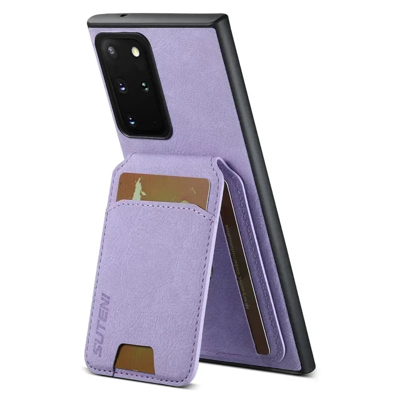 Leather Magnetic Multifunctional Wallet Phone Case For Samsung S24 Ultra S23 S22 Ultra Note20 Ultra S24 Plus - covers4phones