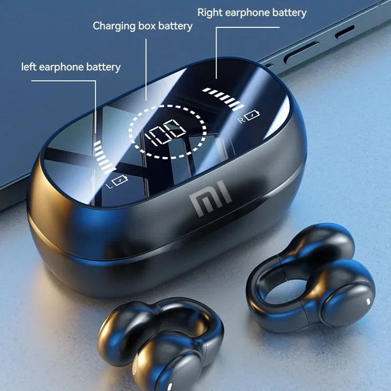 XIAOMI M47 Wireless Earbuds Bluetooth Headset Charging Noise Reduction Earphones Bone Conduction Headphones Sport With Mic free - covers4phones